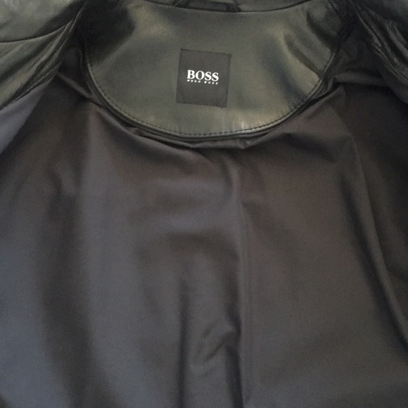 Hugo Boss Leather Jacket! 100% Authentic! - Picture 3 of 5